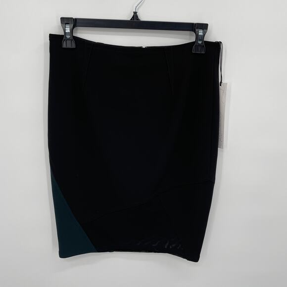 NWT Yigal Azrouel Black Mesh Stretch Pencil Skirt // 4 - Picture 4 of 12